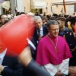 L'arrivo in  cattedrale del nuovo vescovo di Palermo, don Corrado Lorefice