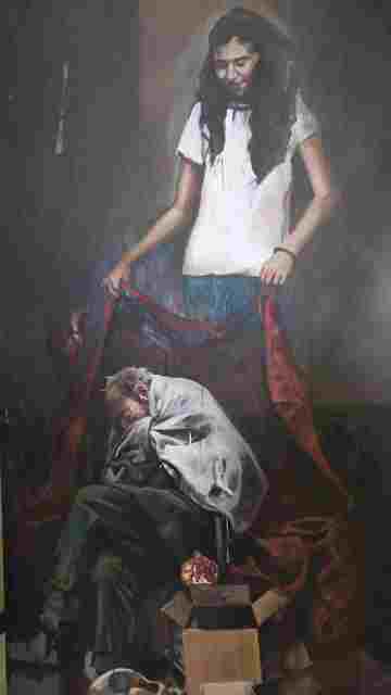 Un'altra opera esposta