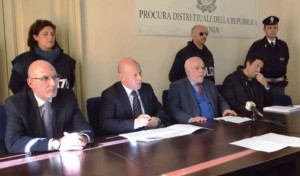 La conferenza stampa dell'operazione Bulldog,
