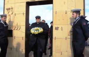 Il cardinale Montenegro alla Porta d'Europa