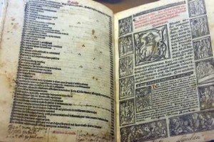 Capolettera decorato con scene della Passio 1567