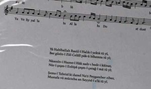 La partitura in turco