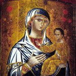Effigie della Madonna di scuola siculo-cretese custodita a Burgio