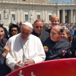 Udienza papale per il sindaco Firetto