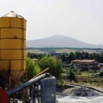 L'impianto di calcestruzzo sequestrato