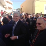 Mattarella a Lampedusa, prefetto Diomede e cardinale Montenegro