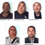 Gli arrestati dell'operazione "Massimino"