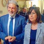 Il procuratore Roberta Buzzolani con il procuratore generale Scarpinato