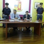 Giovanni Minardi e Giuseppe Peritore in conferenza stampa