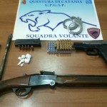 Armi, munizioni e droga sequestrati a Catania