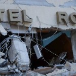 L'hotel Roma crollato