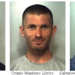 I tre arrestati dai carabninieri Fontanarossa