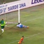 Lecce - Akragas, il secondo gol di Torromino