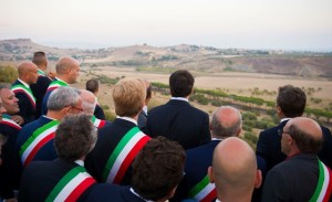 Matteo Renzi e i sindaci nella Valle dei Templi