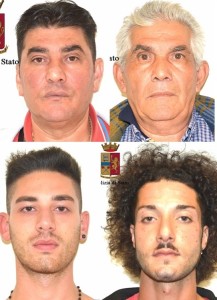 Giacomo Iannello, Carmelo Iannello, Yvan Cacciola e Giuseppe Scionti