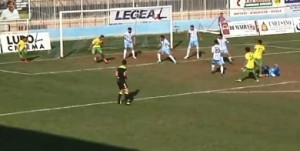 Il gol del pari del Melfi