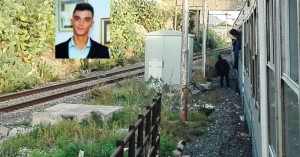 Il luogo della tragedia e le riquadro la vittima Giuseppe Polizzi