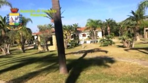 La villa sequestrata a Benedetto Valenza