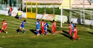 Siracusa  - Akragas, il primo gol degli aretusei