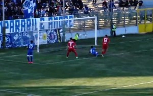Siracusa  - Akragas, il quarto gol degli aretusei di Lele Catania