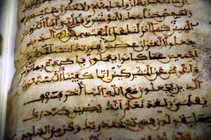 Una pagina dei manoscritti
