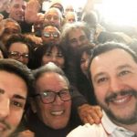 Matteo Salvini entusiasta di Lampedusa