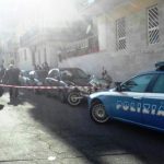 Il luogo del suicidio-omicidio a Catania