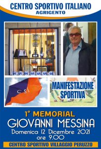 Locandina memorial Giovanni Messina