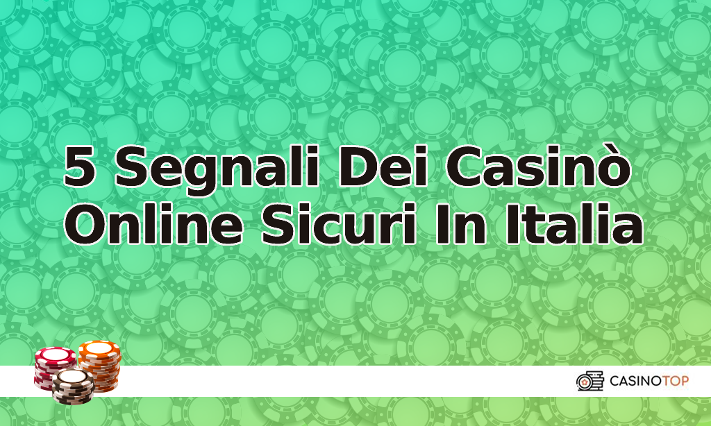 10 fantastici suggerimenti sulla nuovi casino online italiani da siti Web improbabili