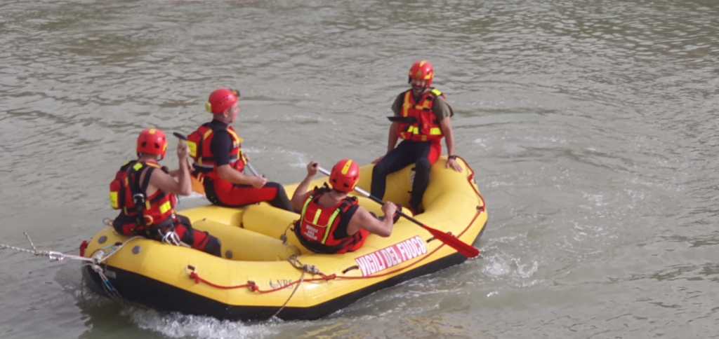 Soccorso in fiume: esercitazione per le unità SAF dei vigili del fuoco - GrandangoloAgrigento