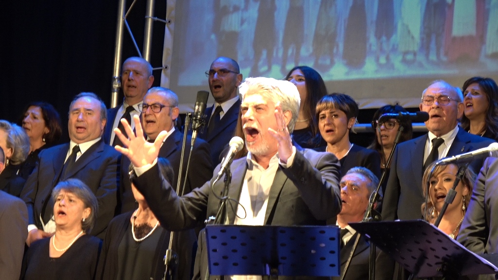 Serata in onore di Pippo Flora, il coro