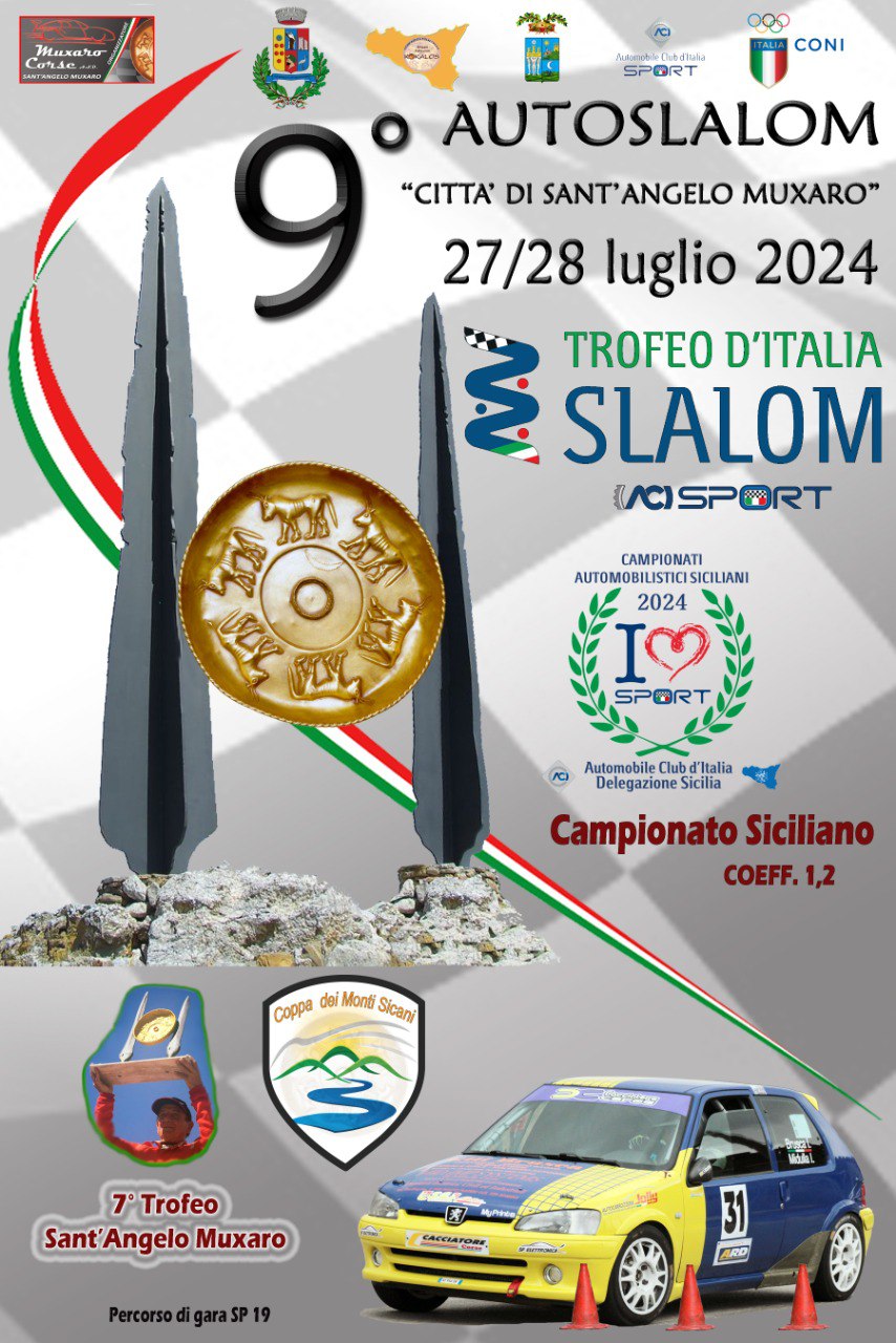 Tutto pronto per il 9° Autoslalom Città di Sant'Angelo Muxaro ...