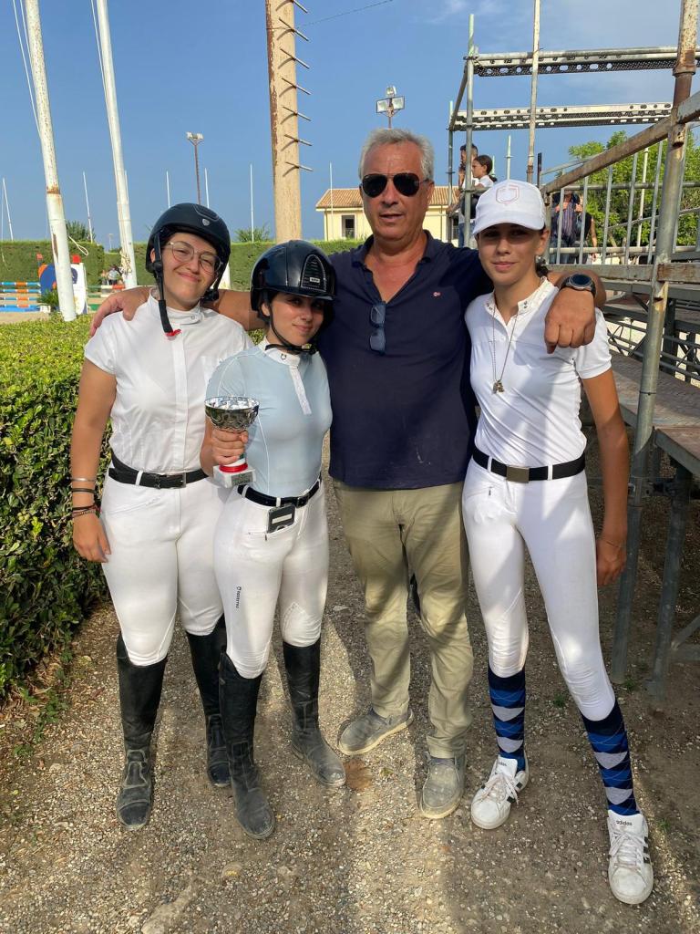 Gli allievi dell’A.S.D Equitazione agrigentina Giarrizzo